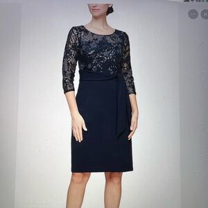 Alex Evening 8160331 cocktail dress, navy, size 8
